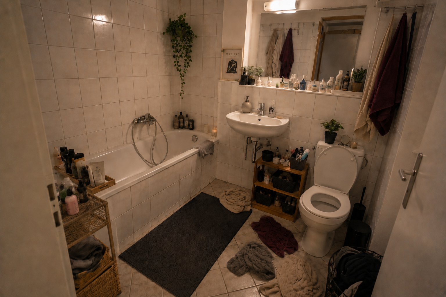 Original bathroom before editing